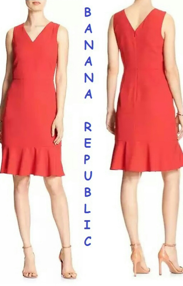 Banana Republic Flirty Sheath New Dress
